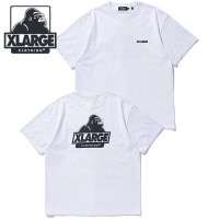 エクストララージ XLARGE スランテッドOG ショートスリーブTシャツ [101253011001 FW25] SLANTED OG S/S TEE メンズ トップス 半袖 WHITE 【メール便