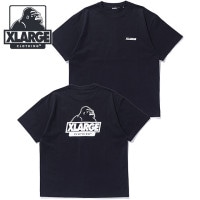 ȥ顼 XLARGE ƥåOG 硼ȥ꡼T [101253011001 FW25] SLANTED OG S/S TEE  ȥåץ Ⱦµ BLACK ڥ᡼ 谷Ź