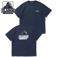 ȥ顼 XLARGE ƥåOG 硼ȥ꡼T [101253011001 FW25] SLANTED OG S/S TEE  ȥåץ Ⱦµ NAVY ڥ᡼ 谷Ź