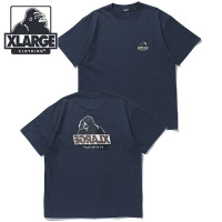 ȥ顼 XLARGE ХåOG 硼ȥ꡼T [101253011002 FW25] BACKSIDE OG S/S TEE  ȥåץ Ⱦµ NAVY ڥ᡼ 谷Ź