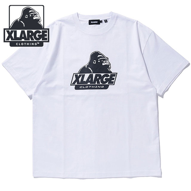 エクストララージ XLARGE オールドOG ショートスリーブTシャツ [101253011004 FW25] OLD OG S/S TEE メンズ 半袖 WHITE【メール便配送】