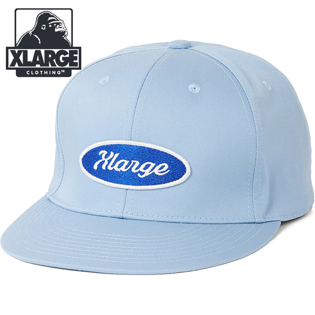 XLARGE オーバルロゴ ツイルキャップ UV対策/ギフトにぴったり◎ エクストララージ XLARGE オーバルロゴ トラッカーキャップ