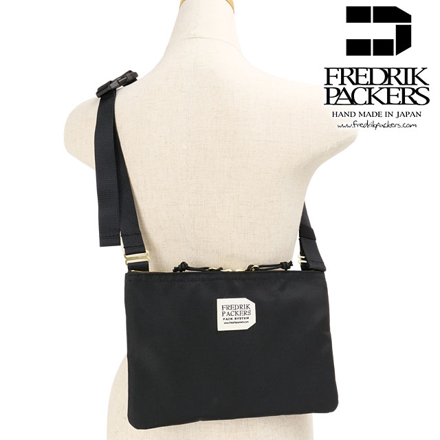 フレドリックパッカーズ FREDRIK PACKERS ホリゾンタル ショルダーM [SS25] 420D HORIZONTAL SHOULDER（M） メンズ・レディース 鞄 ショルダーバッグ サコッシュバッグ 旅行 BLACK 正規取扱店