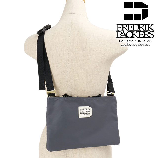 フレドリックパッカーズ FREDRIK PACKERS ホリゾンタル ショルダーM [SS25] 420D HORIZONTAL SHOULDER（M） メンズ・レディース 鞄 ショルダーバッグ サコッシュバッグ 旅行 CHARCOAL 正規取扱店