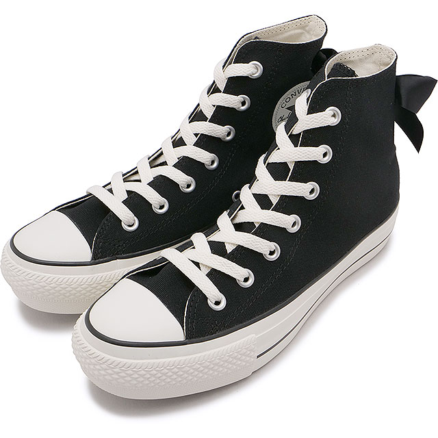 コンバース CONVERSE スニーカー オールスター PLTS バックリボン ハイカット [31315931 FW25] ALL STAR PLTS BACKRIBBON HI レディース 靴 シューズ 厚底 BLACK 正規取扱店