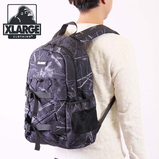 エクストララージ XLARGE スタンダードロゴ トラックフック バックパック [101253053005 FW25SPOT] STANDARD LOGO TRUCK HOOK BACKPACK メンズ・レディースリュック デイパック GREY