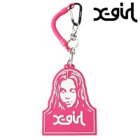 エックスガール X-girl フェイスパスケース [105253054019 FW25] FACE PASS CASE レディース Xgirl 定期入れ カードホルダー PINK 【メール便配送】 正