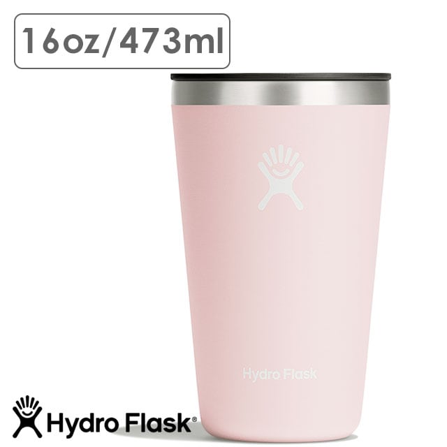 ハイドロフラスク Hydro Flask ドリンクウェア オールアラウンド タンブラー 473ml [8901170130241] DRINKWARE 16oz ALL AROUND TUMBLER メンズ・レディース ステンレスボトル 水筒 直飲み 保温 保冷 アウトドア オフィス ジム ハワイ Trillium 正規取扱店