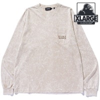 エクストララージラガーシャツ バイカラー ビッグロゴ くすみカラー ゆるダボ 新品 X-LARGE 開襟シャツ カジノ柄刺繍 黄色 イエロー