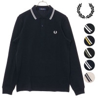 フレッドペリー FRED PERRY ロングスリーブ ツイン ティップド ポロシャツ [M3636] LS TWIN TIPPED SHIRT メンズ トップス 長袖 鹿の子 当店激オシ 正規取扱店|
