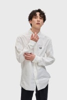 フレッドペリー FRED PERRY オックスフォードシャツ [M5516-100] OXFORD SHIRT メンズ トップス ワイシャツ 長袖 WHITE 正規取扱店|FRED PERRY（フレッ
