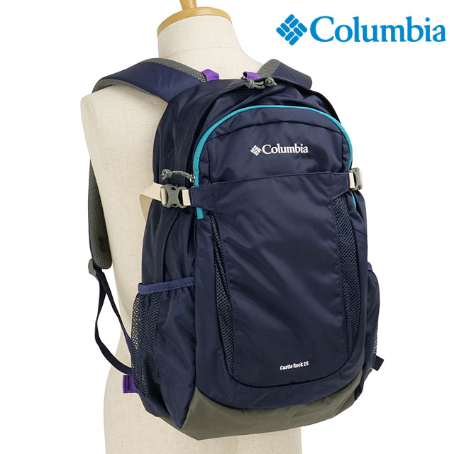 コロンビア Columbia キャッスルロック25LバックパックII [PU8662-464 FW25] Castle Rock 25L Backpack II メンズ・レディース 鞄 リュック デイパック アウトドア Collegiate-Navy 正規取扱店