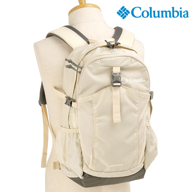 コロンビア Columbia キャッスルロック20LバックパックII [PU8663-191 FW25] Castle Rock 20L Backpack II メンズ・レディース 鞄 リュック デイパック アウトドア Chalk 正規取扱店