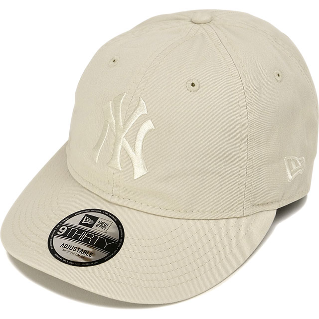 ニューエラ キャップ NEW ERA CAP 9THIRTY クーパーズタウン MLB トナルロゴ ニューヨーク・ヤンキース [14667943 FW25] 930CS MLBCO TONAL NEYYANCO 帽子 クラシック アイボリー