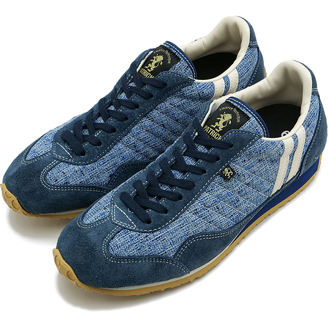 【返品送料無料】パトリック PATRICK スニーカー スタジアム・ネップ [725132 SS25Q2] STADIUM-NP メンズ・レディース 日本製 靴 シューズ おしゃれ シーズン限定 BLU 青 ブルー 正規取扱店