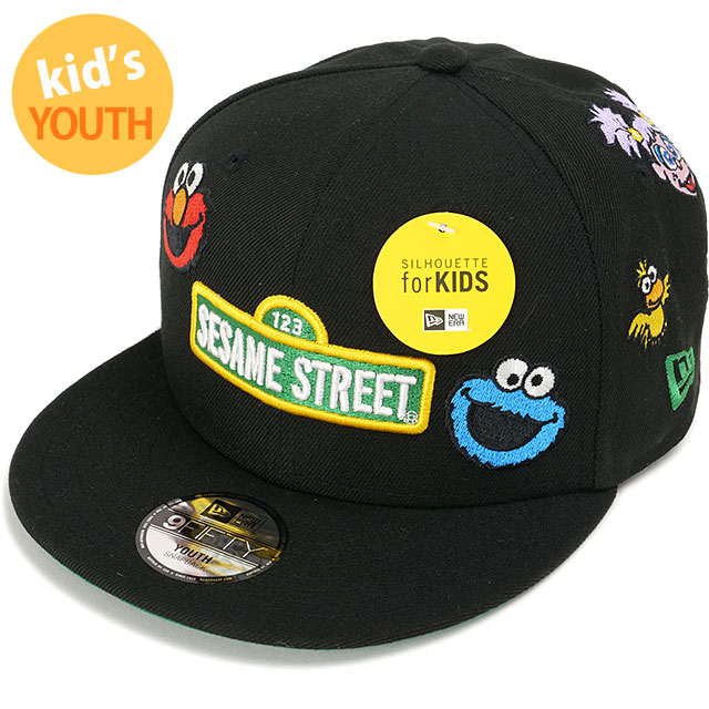 ニューエラ NEW ERA キッズキャップ 9FIFTY ユース セサミ