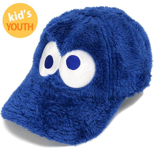 ニューエラ NEW ERA キッズキャップ 9TWENTY ユース セサミストリート クッキー [14682469 FW25] YH 920 SESAME STREET FACE COOKIE 男の子・女の子 コラボ 帽子 ブルー
