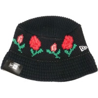 ニューエラ NEW ERA ニット バケットハット ローズ [14667667 FW25] KNIT BUCKET ROSE メンズ・レディース 帽子 ブラック 【メール便配送】 正規取扱店|NEW 