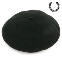 フレッドペリー FRED PERRY ベレー [HW7646-220 FW25] BERET メンズ・レディース 帽子 ベレー帽 ウール BLACK 正規取扱店|FRED PERRY（フレッドペリー）