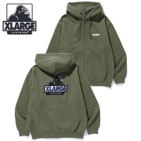 エクストララージ XLARGE スランテッドOG ジップフーデッドスウェットシャツ [101253012004 FW25] SLANTED OG ZIP HOODED SWEATSHIRT メンズ ト