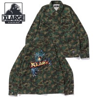 エクストララージ XLARGE ミリタリージャケット [101253021001 FW25] MILITARY JACKET メンズ アウター CAMO 正規取扱店|XLARGE（エクストララージ）