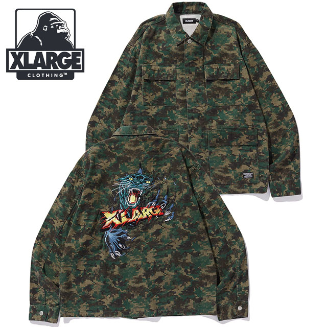 エクストララージ XLARGE ミリタリージャケット [101253021001 FW25] MILITARY JACKET メンズ CAMO