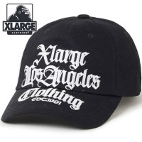 エクストララージ XLARGE オールドイングリッシュ シックスパネルスナップバックキャップ [101253051008 FW25] OLD ENGLISH 6PANEL SNAPBACK CAP メ