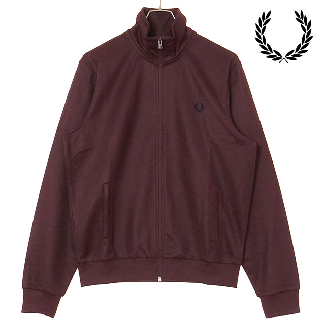 フレッドペリー FRED PERRY トラックジャケット [J6000-597 FW25] TRACK JACKET メンズ アウター トラックトップ ブルゾン ジャージ上 OXBLOOD 正規取扱店