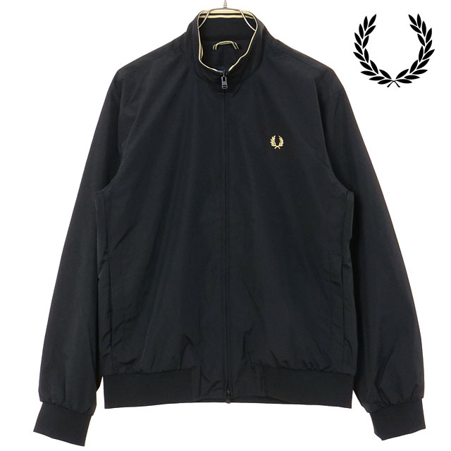フレッドペリー FRED PERRY ブレンサムジャケット [J2660-350 FW25] THE BRENTHAM JACKET メンズ アウター トラックトップ ブルゾン ジャージ上 BLACK 正規取扱店