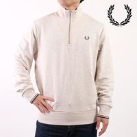 フレッドペリー FRED PERRY ハーフジップ スウェットシャツ [M3574-W50 FW25] HALF ZIP SWEATSHIRT メンズ トップス トレーナー プルオーバー PORRID