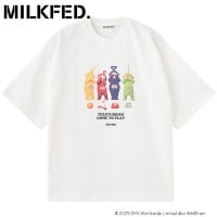 コラボ ミルクフェド MILKFED. テレタビーズ ショートスリーブTシャツ [103253011009 FW25] MILKFED. × TELETUBBIES S/S TEE レディース トップ