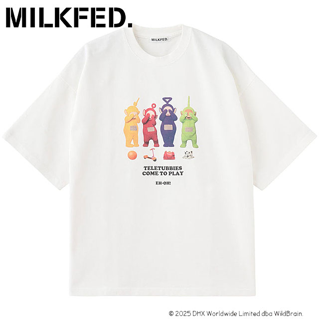 コラボ ミルクフェド MILKFED. テレタビーズ ショートスリーブTシャツ