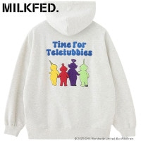 コラボ ミルクフェド MILKFED. テレタビーズ ジップアップフーディー [103253012002 FW25] MILKFED. × TELETUBBIE ZIP UP HOODIE レディース