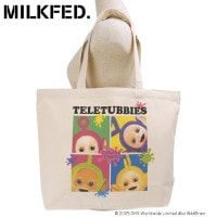 コラボ ミルクフェド MILKFED. テレタビーズ トートバッグ [103253053005 FW25] MILKFED. × TELETUBBIES TOTE レディース 鞄 キャンバスバッグ 肩