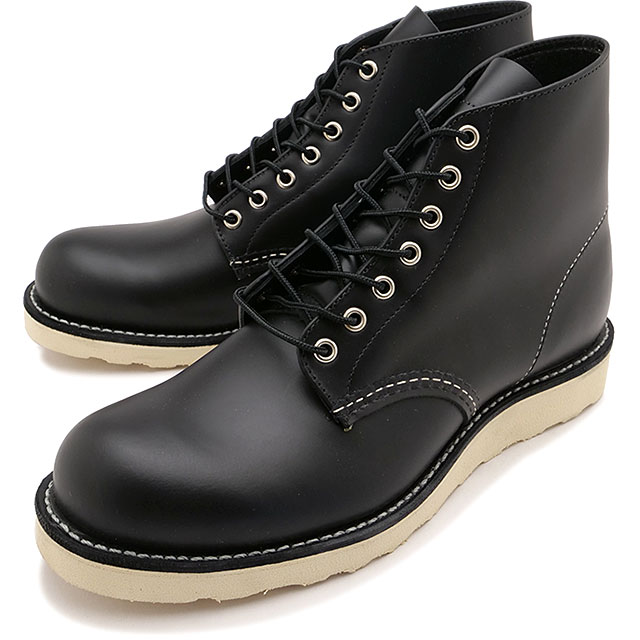 【返品送料無料】レッドウィング REDWING 6インチ クラシックラウンド [8165 FW25] 6-INCH CLASSIC ROUND メンズ 靴 シューズ Dワイズ ワークブーツ red wing ブラック・クローム 正規取扱店