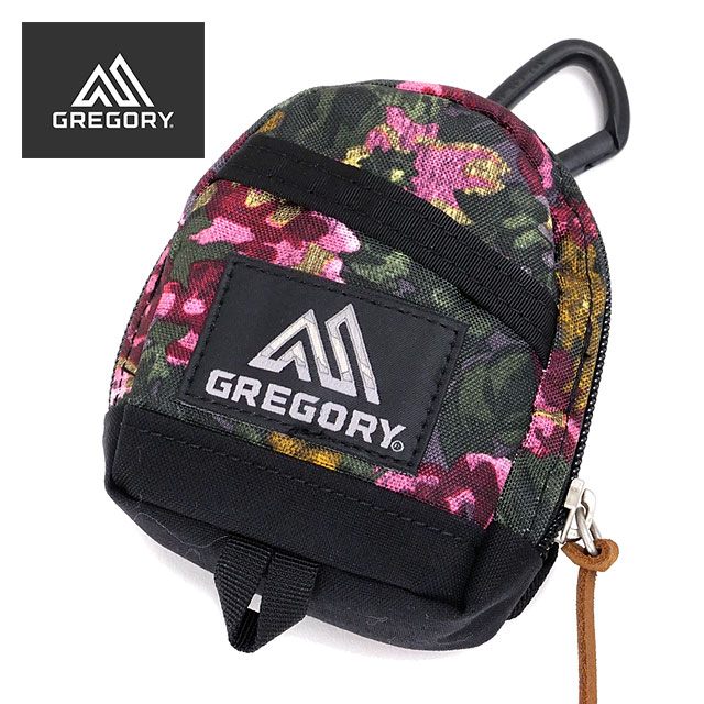 グレゴリー GREGORY ミニデイパックポーチ [1556950511 FW25] MINI DAY PACK POUCH メンズ・レディース カラビナ付き アクセサリーポーチ ガーデンタペストリー 【メール便配送】 正規取扱店