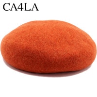 カシラ CA4LA ベレー帽 [TOZ00128 FW25] DANNY メンズ・レディース 帽子 ハンチング フリーサイズ ORANGE 正規取扱店|CA4LA （カシラ）
