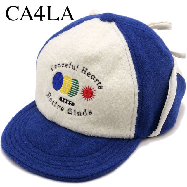 【30%OFF/SALE】カシラ CA4LA ベースボールキャップ [TKU00419 FW25] PLOY メンズ・レディース 帽子 シコロ付きキャップ フリーサイズ BLUE 正規取扱店【ts】