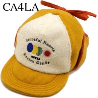 カシラ CA4LA ベースボールキャップ [TKU00419 FW25] PLOY メンズ・レディース 帽子 シコロ付きキャップ フリーサイズ YELLOW 正規取扱店|CA4LA （カシラ）