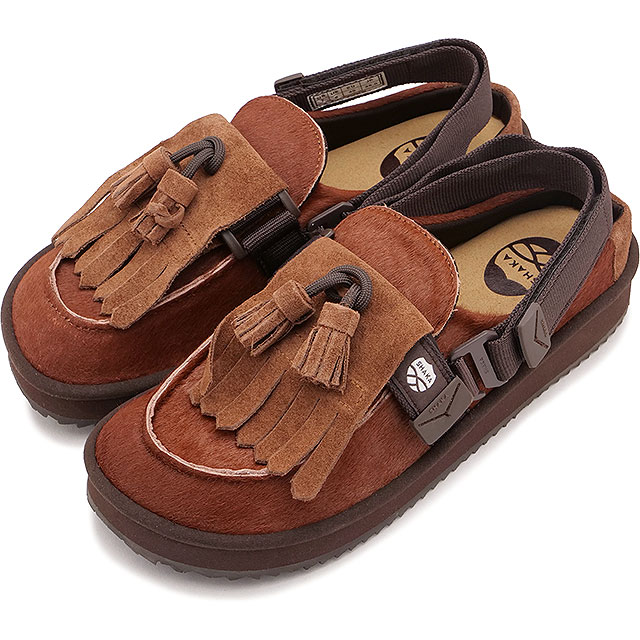シャカ SHAKA 冬サンダル モックミュール タッセルカウヘアー [SK-339 FW25] MOC MULE TASSEL COWHAIR レディース 靴 モックシューズ モカシン アウトドア Thoroughbred 正規取扱店