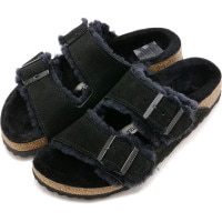ビルケンシュトック BIRKENSTOCK サンダル アリゾナ シアリング [752663] ARIZONA SHEARLING レディース ドイツ製 コンフォートサンダル 健康サンダル BLACK 