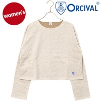 オーシバル ORCIVAL ボートネック ロングスリーブプルオーバー [OR-C0495-MMZ FW25] BOAT NECK L/S PULLOVER レディース トップス カットソー 長袖Tシャ