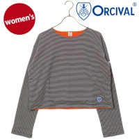 オーシバル ORCIVAL ボートネック ロングスリーブプルオーバー [OR-C0495-BXM FW25] BOAT NECK L/S PULLOVER レディース トップス カットソー 長袖Tシャ
