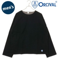 Х ORCIVAL ܡȥͥå 󥰥꡼֥ץ륪С [OR-C0496-MMZ FW25] BOAT NECK L/S PULLOVER  ȥåץ åȥ ĹµT BLACK/CHARCOAL 谷Ź