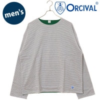 オーシバル ORCIVAL ボートネック ロングスリーブプルオーバー [OR-C0496-BXM FW25] BOAT NECK L/S PULLOVER メンズ トップス カットソー 長袖Tシャツ 