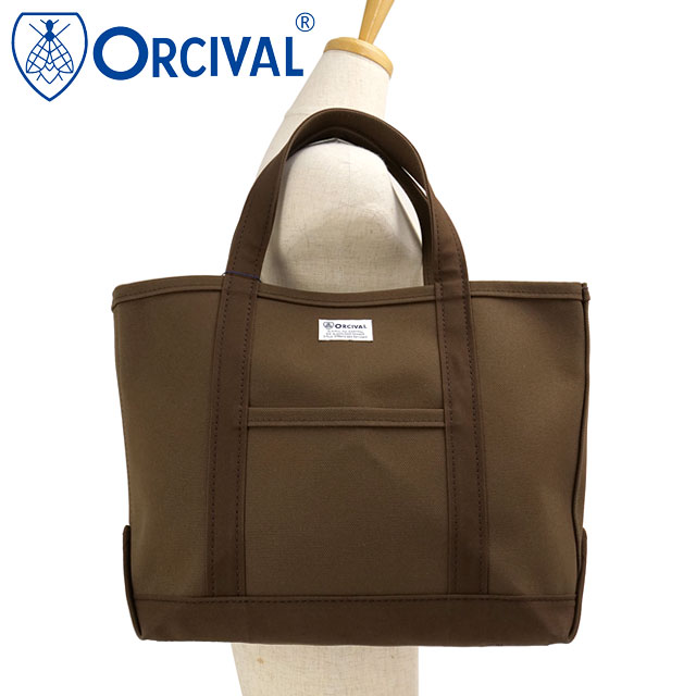 オーシバル ORCIVAL トートバッグ ミディアム [OR-H0284-KWC] TOTE BAG MEDIUM メンズ・レディース ユニセックス 鞄 日本製 キャンバストート 中サイズ 帆布 ブラウン CHOCOLATE 正規取扱店