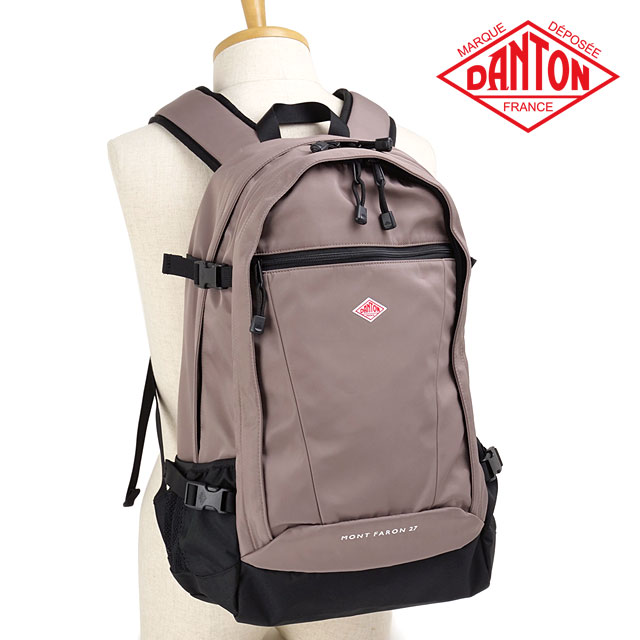 ダントン DANTON ポリエステルツイルバックパック モンファロン [MONT FARON 27 FW25] 27L POLYESTER TWILL BACKPACK メンズ・レディース 鞄 リュック デイパック DK.BEIGE(WHITE) 正規取扱店