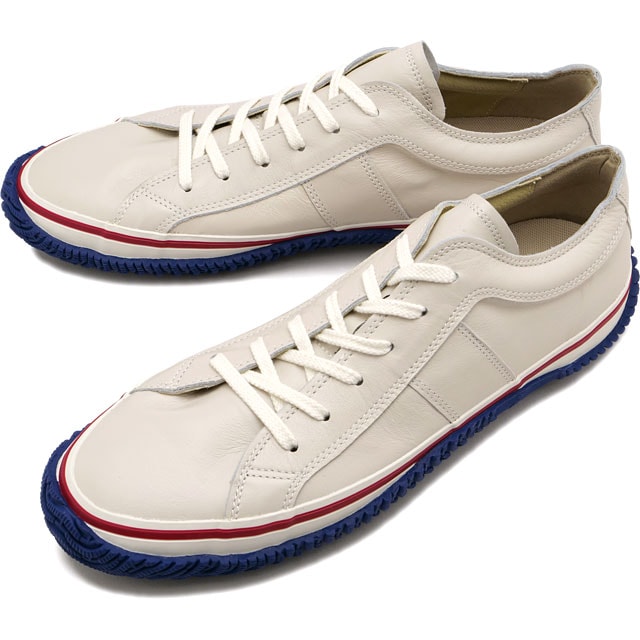 【先着で限定プレゼント！】【返品送料無料】スピングル SPINGLE スニーカー [SP1066-03 FW25] SP-1066 メンズ 日本製 カンガルーレザー おしゃれ Ivory 正規取扱店