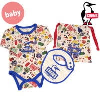 チャムス CHUMS ベビーパターンドロングスリーブギフトセット [CH27-1040 FW25] Baby Patterned L/S Gift Set 男の子・女の子 ベビー服 ベビー用品 出産祝
