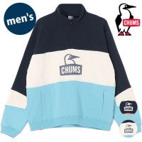 チャムス CHUMS カーンズパネルハーフジップトップ [CH00-1509 FW25] M Kearns Panel Half Zip Top メンズ トップス プルオーバー USAコットン オーバ